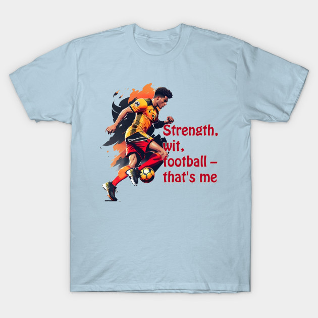 Football player with ball,  Strength, wit, football – that's me by marleks